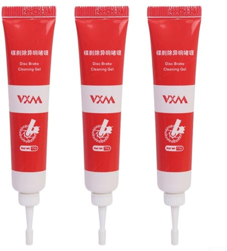 Yuanpgky Fettlöser für Fahrrad-Scheibenbremsen, mit 15 g Gel für Antriebsstrang und Bremssystem-Wartung, um Lärm zu beseitigen und die Leistung wiederherzustellen, 3 Stück
