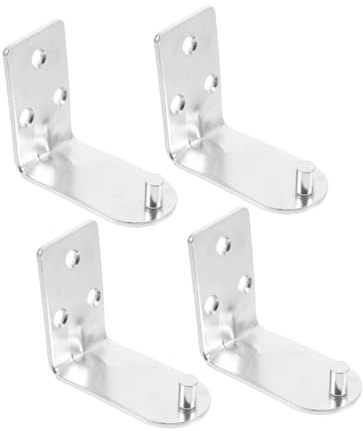 HOMSFOU 4pcs Heavy Duty Wall Hanging Hooks Fire Extinguisher Mount Brackets for Extinguishers Iron Holder for Home Office Commercial Fire Safety Storage