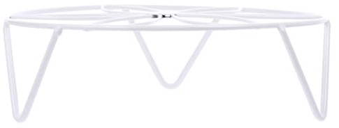 DEARMAMY Mensola per Fiori da Interno in Ferro Resistente, Supporto per Vasi di Fiori Decorativo e Base per Piante per Balcone, Cucina e Giardino, Portafiori Semplice e Stabile