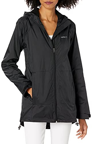 Arctix Women's Valley Fleece Lined Rain Jacket, Black, 2X