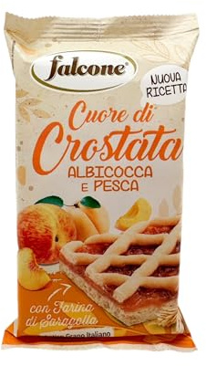 TRANCIO DI CROSTATA FALCONE 13 PZ. DA 60GR. GUSTI VARI (ALBICOCCA E PESCA, 13 PZ)