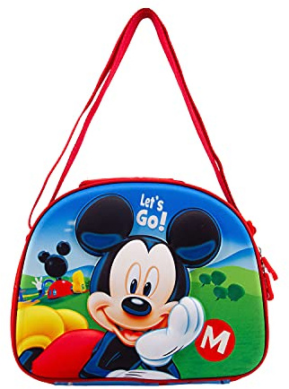 Topolino Let's Go-Borsa Porta Pranzo 3D, Blu