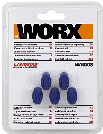 WORX WA0198 Landroid Drahtverbinder für den Außenbereich, 5 Stück