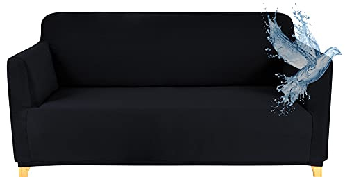 Poligino Sofabezug 2 Sitzer Wasserdicht, Sofahusse Elastisch Universal, Sofa Cover Stretch 2 Sitzer (130-170 cm)