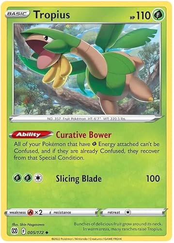 Tropius - 005/172 - Uncommon - Schwert & Schild: Brillante Sterne