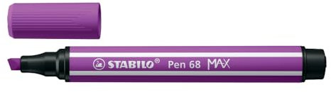 STABILO Pen 68 MAX - Pennarello da 1 a 5 mm, colore: Lilla