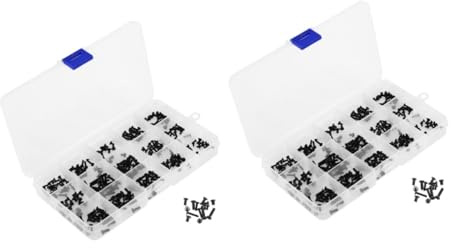 Artibetter 600piezas Tornillos Para Ordenador Portátil y Pc Accesorios De Reparación Surtido De Color Aleatorio Para y