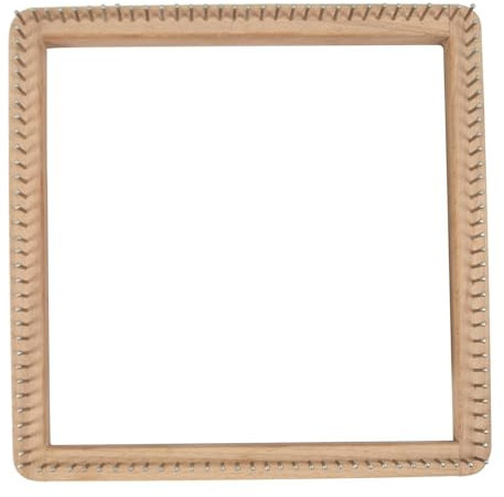 Holzwebstuhl – Quadratischer Webstuhl aus, handgefertigter Strickstoff