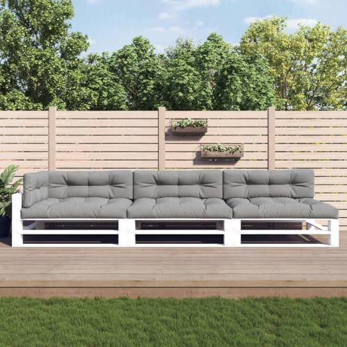 ShGaxin Cojines para palés 7 Piezas Tela Gris, Cojin Suelo, Palets Terraza, Cojin Palets, Cojines De Exterior