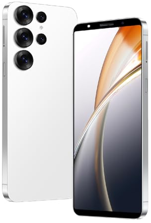 Fine Life Pro Téléphone Android déverrouillé avec Support 4G LTE - FDD TDD, écran de 6,0 Pouces, 4GB RAM + 64GB ROM/TF 256GB, Double Photo 13MP + 16MP, Double Carte SIM, 8 Cores CPU (700white)