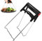 Pinze per friggitrice ad aria calda, pinze per friggitrice ad aria, clip per ciotole in acciaio inox, clip pieghevole anti-caldo per pentole da cucina, morsetto per pentole per forno,microonde