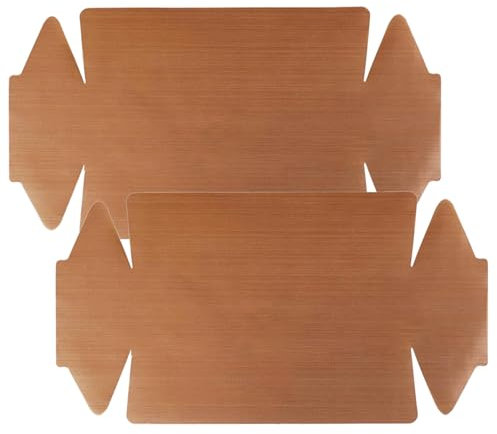 2 láminas permanentes para horno Airfryer Freidora de aire caliente, papel de horno reutilizable para freidora de aire caliente, lámina redonda, reutilizable, alfombrilla para hornear (lona)