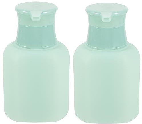 DRESSOOS 2pièces Flacons à Pompe Rechargeables Vides Lot Pour Shampoing Liquide Gel Douche Lotion Corps Maison Voyage
