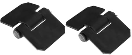 Alipis Charnières de Porte Robustes en Fer Renforcé pour Remorques et Camping-cars, Design Épaissi Axe de Porte Détachable, Lot de 2 Pièces pour Portails Métalliques