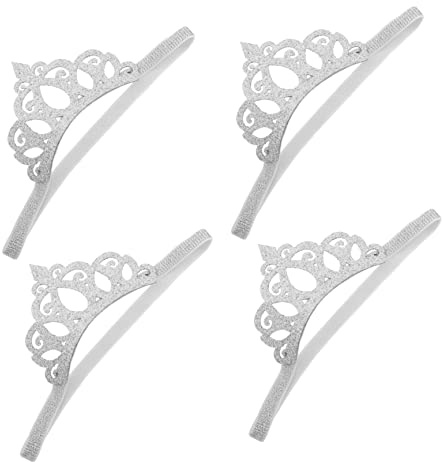 HONITANO 4 pezzi Coroncina per Bambine Fascia per Compleanni Accessori Fotografia e Feste Adatta Ragazze e