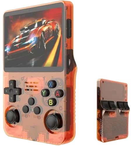 Pocket Game Retro - 20 Ans de Gaming en Un Seul clic Console de Jeu Portable 128G - Écran IPS HD 3,5 Pouces - Plus de 20 000 Jeux Classiques - Conception à Double Joystick