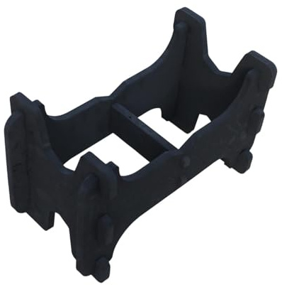 CoudarTitie RC Aircraft Model Plane EVA Foam Stand Accessory Easy Installation Essential Double Slot Support Sturdy Aircraft Bracket, Black