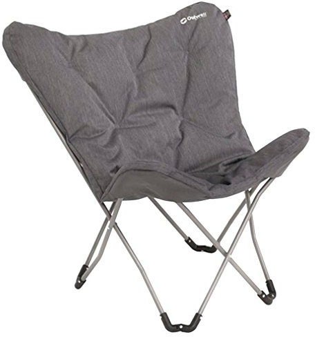 Outwell Seneca Lake Camping Chair Camping Furniture, Grey, One Size