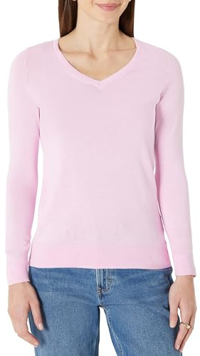Amazon Essentials Women's Lightweight Long-Sleeve V-Neck Jumper