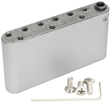 Musiclily Ultra 52,5mm Stahl Einsteck Stil Tremolo Block 40mm für Strat Style E-Gitarre Wilkinson M Series Brücke