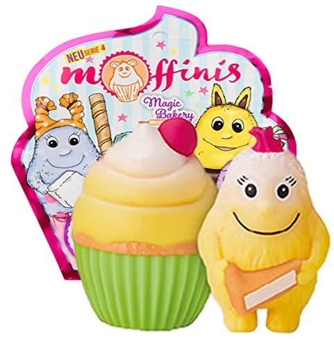 Generisch Blue Ocean Moffinis Figur Sammelfigur Serie 4 - Magic Bakery - Moffini Muffin Monster - Figur Cheesi