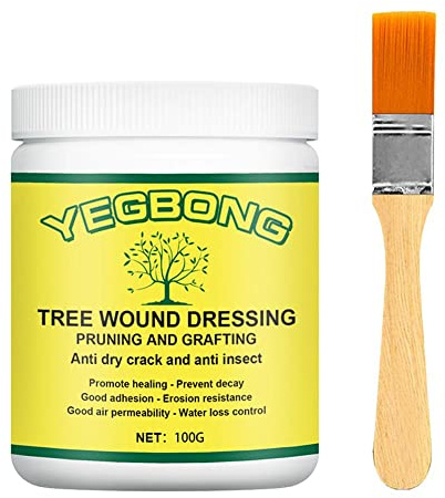 Scellant d'élagage pour arbre jardin arbre greffe pâte arbre pansement pansement élagage brosse bonsaï avec scellant cicatrisant E9s9 plaie