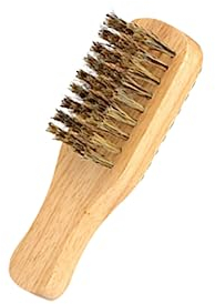 LALAFINA Bartbürste Für Herren Aus Borsten Tragbar Mit Holzgriff Klein Und Handlich Für Bartstyling Als Geschenk Für Männer