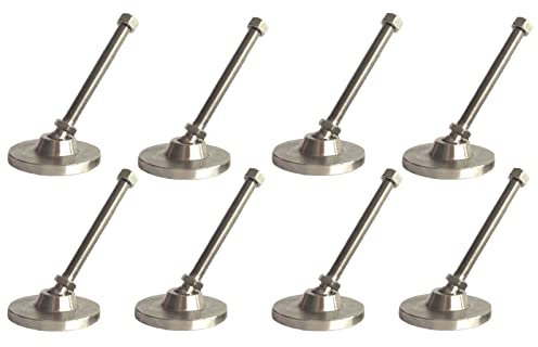 Hochleistungs-Nivellierfüße, drehbare M16-Beinnivellierer, verstellbare Schrauben, verstellbare Nivellierfüße, Möbelgleiter, Nivellierset mit 4 Stück.