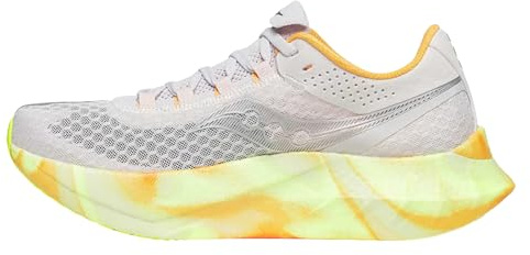 Saucony Men's Endorphin Pro 4 Sneaker, Fog/Peel, 10