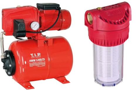 T.I.P. Hauswasserwerk Guss & Vorfilter für Garten Pumpen und Hauswasserwerke 17,8 cm (7 Zoll)