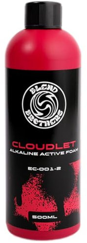 CLOUDLET Alkaline Active Foam – Snow Foam Autoshampoo Konzentrat für Hochdruckreiniger – Vorwäsche mit starkem Aktivschaum – Lackschonend & kraftvoll – 500 ml