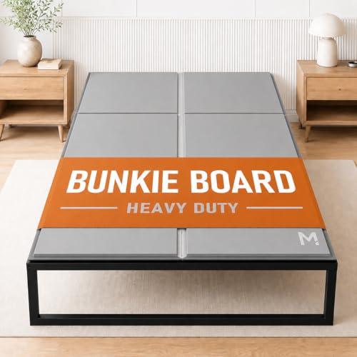 Meliusly Heavy Duty Bunkie Board Full Size (54x75) - Non-Slip Breathable Bed Support Board for Slatted Bed Frame, Anti-Sag Under Bed Support, Noise Minimizing Moisture Resistant Bed Board