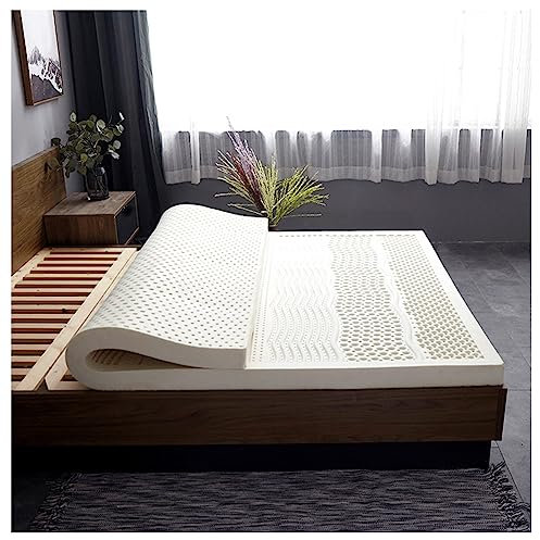 Generisch 100% waschbare Naturlatexmatratze, importierte Matratze aus reinem Naturkautschuk, Wabenporenbelüftung, Latexmatratze, 7,5 cm, 80 x 200 cm (31 x 79 Zoll)