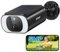 ieGeek 5MP Telecamera di Sorveglianza Esterna WiFi, Pannello Solare Incorporato, Videocamera Sorveglianza Esterna con Batteria, Rilevamento Smart PIR