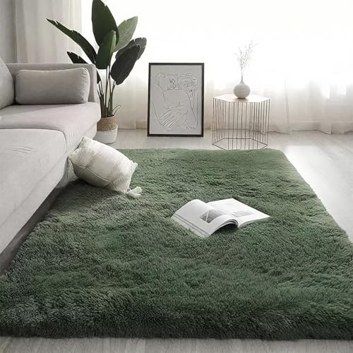 BUERPINKING Flauschiger Teppich Flauschig, Teppich Wohnzimmer, Carpet Living Room für Wohnzimmer Schlafzimmer