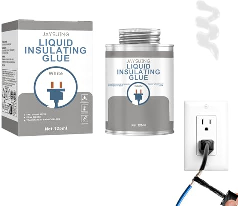 Cinta Eléctrica Líquida,Gel Aislante Electrico,Cinta Aislante Liquida,Cinta Aislamiento de Líquidos,Pegamento Aislante Liquido,Liquid Electrical Tape,Aislamiento Cable Cinta Aislante Líquida (Blanco)