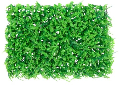 Generico Recinzione Foglie Felce Artificiali 24 pz Verde 40x60 cm,12.88kg,366647