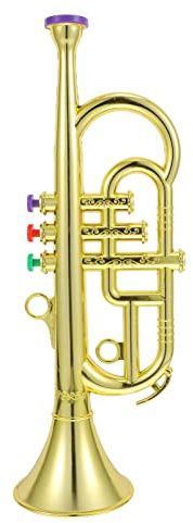 STOBOK Trompete Spielzeug Spielzeug Saxophon Kunststoff Musikalisch Geräusch Maker Instrumente für Kinder Musik Spielzeug Simulation Trompete für Party Favoriten Jungen Und