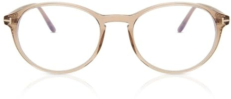 Tom Ford FT5753-B Blue-Light Block 045 51 New Unisex Brille, Transparent Braun, 51