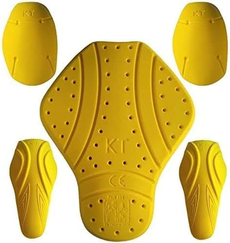 MOTOSTYLEWEAR - 5 unidades - Almohadillas de armadura certificadas CE Nivel 2 l Protectores de armadura aprobados Nivel 2 para espalda, hombros y codos para chaquetas de motocicleta.