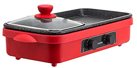 NEWCES Hotpot Schneller Temperaturanstieg Shabu-Backen All-in-One-Maschine Multifunktionaler medizinischer Stein Multifunktions-Pfannenofen Shabu-Bratgrill