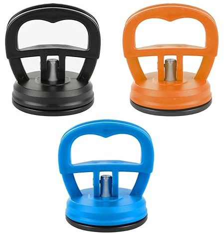 JOCXZI 3 Piezas Ventosa Coche Abolladuras- Abolladuras Ventosa Pequeña, Ventosa Abolladuras Extractor, 3 Piezas Elevador de Vacío, Para Golpes de Coche, para la reparación de abolladuras