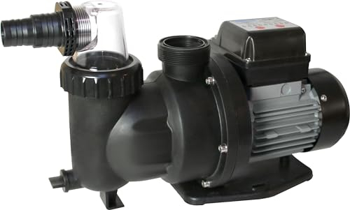 550W Filterpumpe mit Timer: Hightech-Pumpe mit integrierter Zeitschaltuhr. Ideal für Pools bis 40.000 Liter. Effektive Reinigung von 8.000l/h bei 0,4 bar. Für Gartenpools, Whirlpools und Schwimmbecken