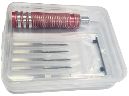 YUNNESS Model Panel Line Scriber ResinCarved Scriber Line Cutting Tool Model Chisels with 0.1-2.0mm for Carving Cutting