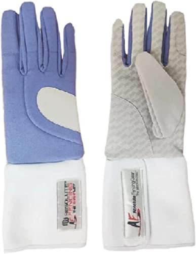 JUFKGBAR Handschuhe rutschfeste Fechthandschuhe für Degen und Säbel, Fechtkampf- und Kampfübungshandschuhe, professionelle Fechtausrüstung für Fechter-Left Hand||7.0