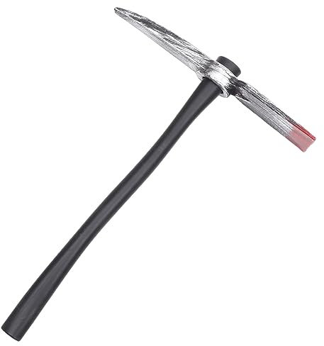 KOMBIUDA Halloween Dekoration Realistische Kunststoff Pickaxe Prop Für Kostümpartys Geisterfest Und Foto-Events Sicher Und Vielseitig Einsetzbar