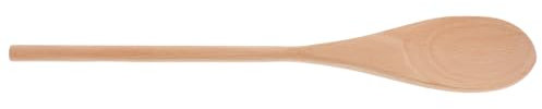 Garneck 24pcs Unpainted Wooden Spoon Bulk Long Handle Wood Cooking Stirring Kitchen Soup Ladle for DIY Craft Projects