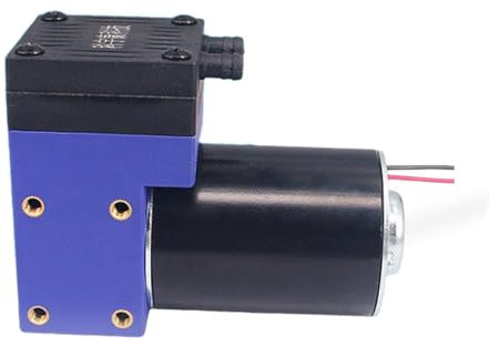jiingekk Bomba de vacío, bombas de vacío de 12 V, sin aceite, bombas de presión de cepillo en miniatura, accesorios portátiles de flujo de aire de bajo ruido para proyectos de bricolaje