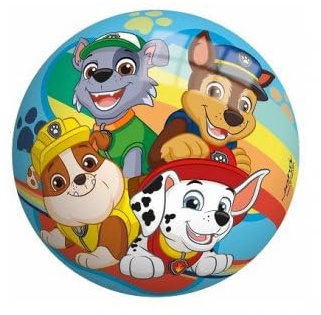 Ballon Plastique 23 cm pour Pat Patrouille Rocky Marcus Chase Stella Everest Ruben - Set Jeu Sport, Football, Plein air + 1 Carte Tigre