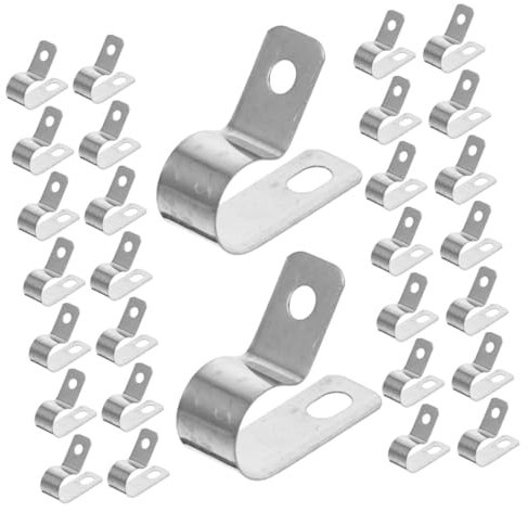 Uonlytech 50piezas Abrazaderas De Cable Reutilizables Clips De Gestión De Cables Para Organización Casa y Oficina Fijación Segura y Fácil Instalación